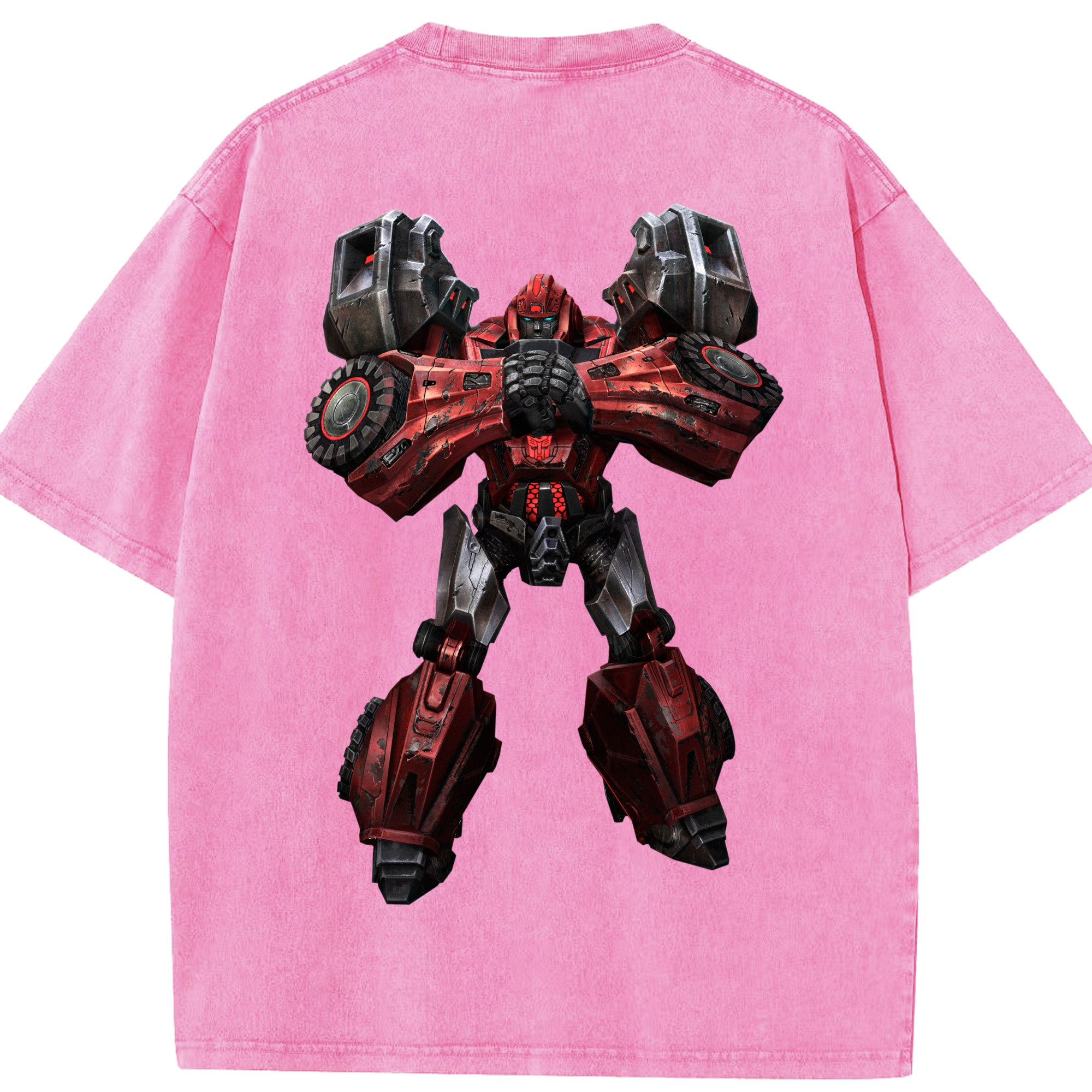 （画像用）  綿100% ヴィンテージ風 半袖Tシャツ（背面プリント）